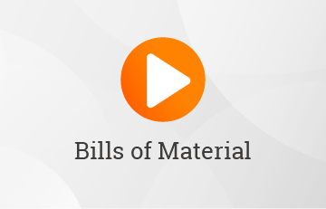 Bills of Material Demo